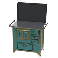 Fogao a Lenha Venax GII n 1 Renaissance Turquesa SE