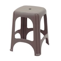 Banqueta Tramontina Niterói em Polipropileno Camurça 37x37x45 cm