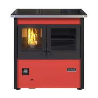 Fogao a Pellets Venax n 1 Le Corbusier Vermelho 220V