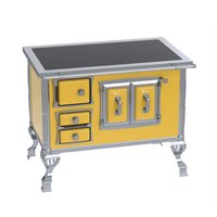 Fogao a Lenha Venax GII n 2 Sec XVIII Premium Amarelo SD