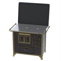 Fogao a Lenha Venax GII n 2 Renaissance Preto SE