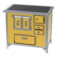 Fogao a Lenha Venax GII n 2 Sec XVIII Premium Amarelo Gab SE