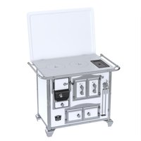 Fogao a Lenha Venax n 2 Imperador Chapa de Aluminio Branco SD