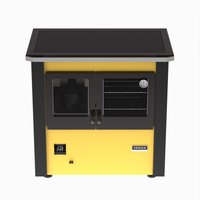 Fogao a Pellets Venax n 2 Le Corbusier Amarelo 220V