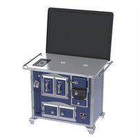 Fogao a Lenha Venax n 2 Imperador Chapa de Aluminio Azul SE