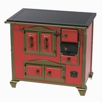 Fogao a Lenha Venax n 2 Imperador Premium Vermelho SE