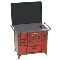 Fogao a Lenha Venax GII n 2 Renaissance Vermelho Cald SD