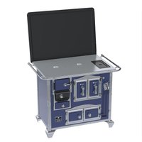 Fogao a Lenha Venax n 2 Imperador Chapa de Aluminio Azul SD