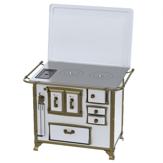 Fogao a Lenha Venax GII n 2 Renaissance Branco Cald SE