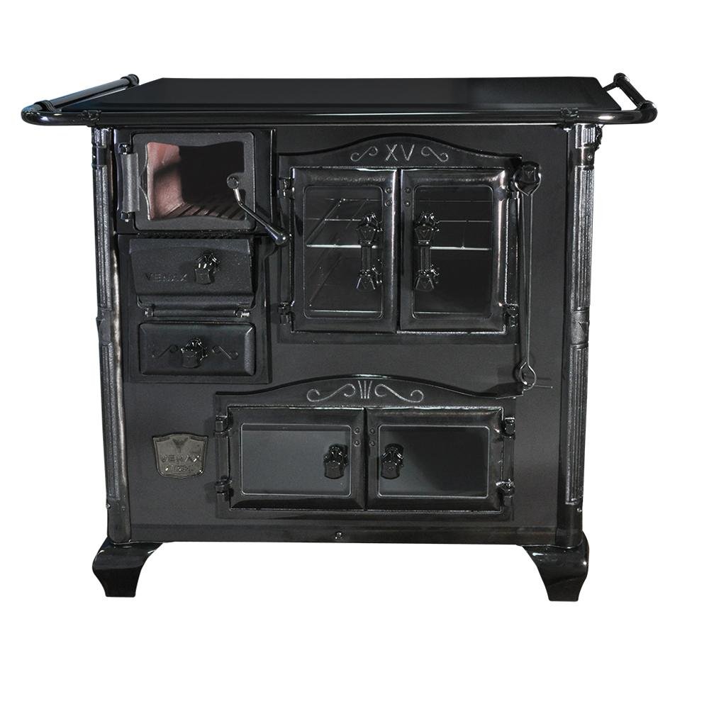 Fogao a Lenha Venax n 1 Princess Preto Onix SD