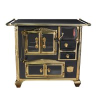 Fogao a Lenha Venax n 1 Princess Preto Gold SE