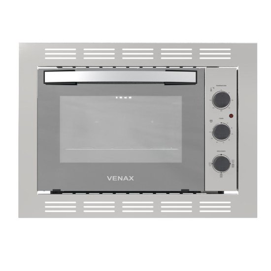 Forno Eletrico de Embutir Venax 45L Grand Gourmet Inox 127V
