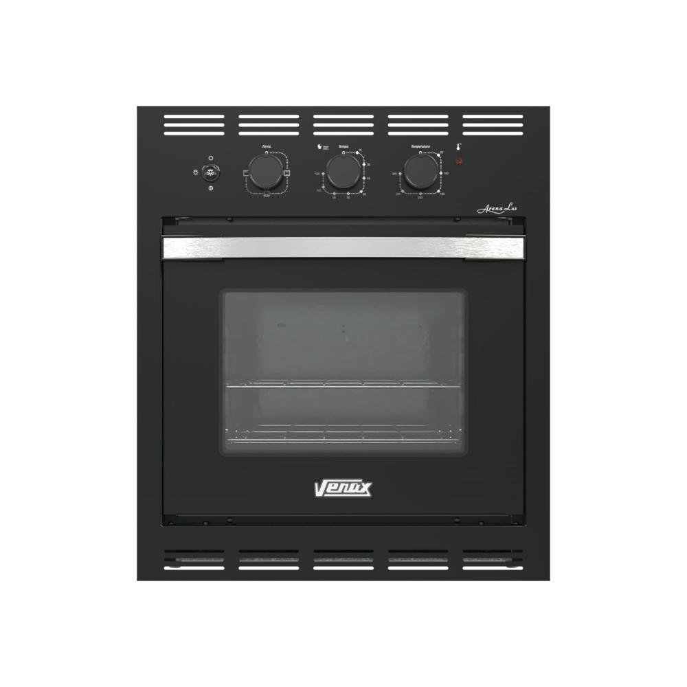 Forno 50l de Embutir Venax Preto - Elétrico - Arena Lux - 110v - Feeal50