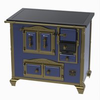Fogao a Lenha Venax n 2 Imperador Premium Azul SE