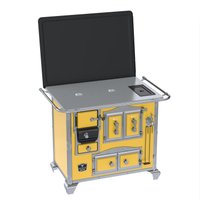 Fogao a Lenha Venax n 2 Imperador Chapa de Aluminio Amarelo SD