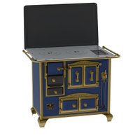Fogao a Lenha Venax n 2 Imperador Azul SD