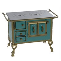 Fogao a Lenha Venax n 1 Colonial Turquesa SD