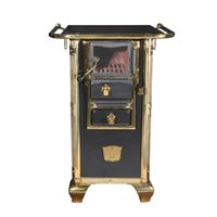 Fogao a Lenha Venax n 00 Princess Preto Gold