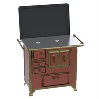 Fogao a Lenha Venax n 1 Renaissance Chapa de Aluminio Tabaco SD