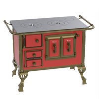 Fogao a Lenha Venax n 1 Colonial Vermelho SD