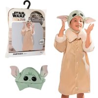 Fantasia Infantil Luxo Star Wars Baby Yoda Super Magia - P