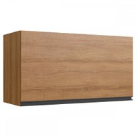 Armário Aéreo Cozinha 80 Cm 1 Porta Basculante Marrom 613978