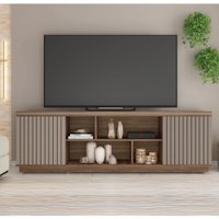 Rack para TV até 75 Caemmun Simetria 180 CM Mel/Cacao