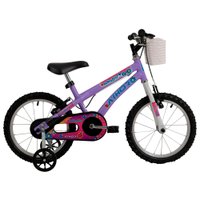 Bicicleta Infantil Athor Aro 16 Baby Girl com Cestinha - Lilas