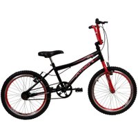 Bicicleta Infantil Athor Aro 20 ATX - Preto com Vermelho