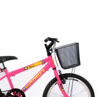 Bicicleta Infantil Aro 20 Athor Charmy Mtb Sem Marcha Com Cestão - Rosa
