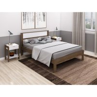 Cama de Casal para Colchão 138 x 188 cm Multimóveis VCR35009