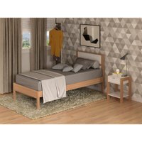 Cama de Solteiro para Colchão 88 x 188 cm Multimóveis VCR35008
