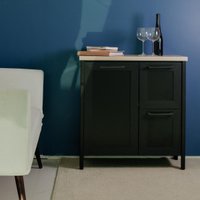 Aparador Buffet Ditália 1 Porta 2 Gavetas BN-01 Cor:Preto