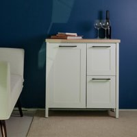 Aparador Buffet Ditália 1 Porta 2 Gavetas BN-01 Cor:Branco