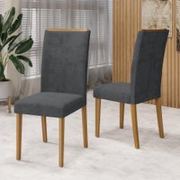 Conjunto com 2 Cadeiras de Jantar Multimóveis CR50037