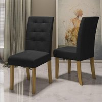 Conjunto com 2 Cadeiras de Jantar Multimóveis CR50040