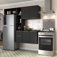 Armário de Cozinha Compacta com Balcão Sofia Multimóveis V2006