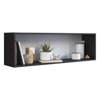 Prateleira Organizadora 120cm Multimóveis CR45203 Preta