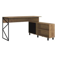 Escrivaninha com Nichos e 1 Porta Multimóveis CR25211 WoodMel
