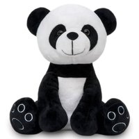 Urso de Pelúcia Meu Pandinha 25cm para Criança Buba Preto