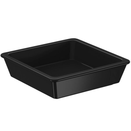 56 Porta Shoyu 50ml Molheira Sushi Preta Pote Quadrado Nozoki Uno Coza Plástico