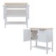 Aparador Buffet Ditália 2 Portas BN-02 Cinza