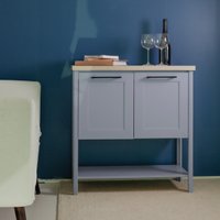 Aparador Buffet Ditália 2 Portas BN-02 Cinza