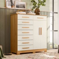 Cômoda 2 Portas 8 Gavetas Verona New Plus Albatroz 622037