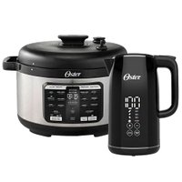 Kit Panela de Pressão Elétrica 5,7L e Chaleira Digital Oster - 620991