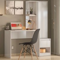 Mesa Escrivaninha com Armário Morada 1 Porta 1 Gaveta