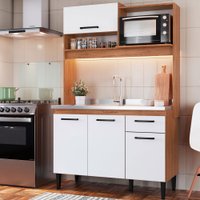 Cozinha Compacta Naty 4 Portas 1 Gaveta