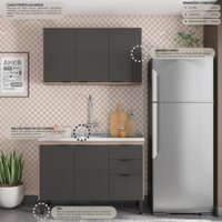 Cozinha Compacta Firenze 6 Portas 2 Gavetas - 621267