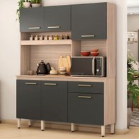 Cozinha Compacta Álamo 6 Portas 1 Gaveta - 621328