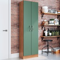Armário Multiuso Milano 2 Portas 5 Prateleiras Freijó/Oliva 623561